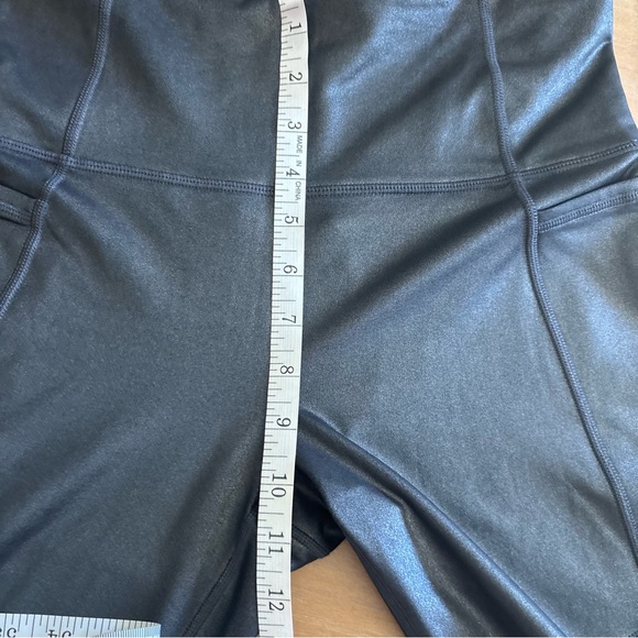 Athleta Inclination Moto Tight, Size Small Black Graphite - Picture 8 of 9